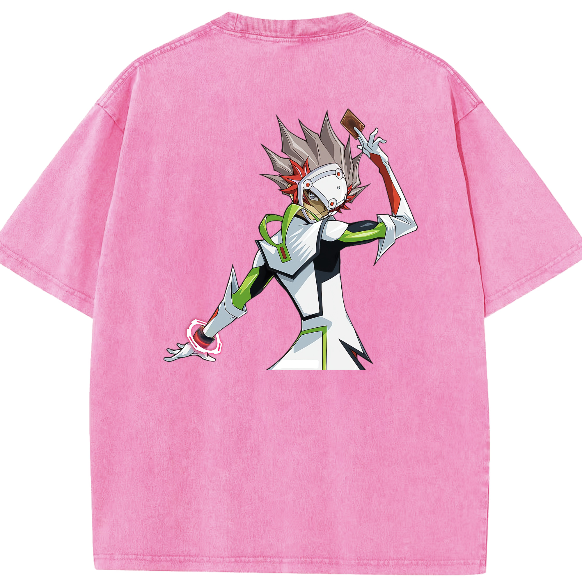 （画像用） 遊☆戯☆王 Yu-Gi-Oh! 綿100% ヴィンテージ風 半袖Tシャツ（背面プリント）